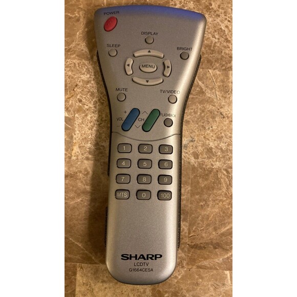 Genuine Sharp OEM G1664CESA Remote Control Replacement  LCDTV - Picture 1 of 5